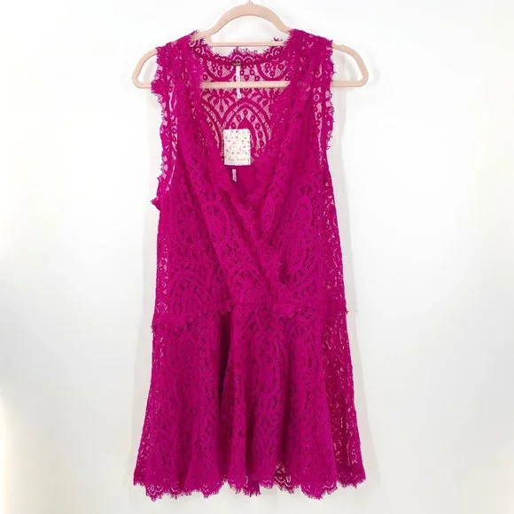 Free People Dresses | Nwt Free People Heart In Two Lace Dress | Color: Pink | Size: Xs | Kimbo1111's Closet Free People Dresses | Nwt Free People Heart In Two Lace Dress | Color: Pink | Size: Xs | Kimbo1111's Closet
